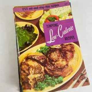 VINTAGE 1956= tempting low-calorie recipes=253 recipes