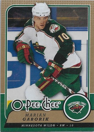  2008-09 O-Pee-Chee #160 Marian Gaborik Minnesota Wild