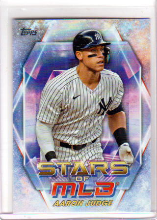 Aaron Judge, 2023 Topps Stars of the MLB Baseball Card #SMLB-12 New York Yankees, (L4