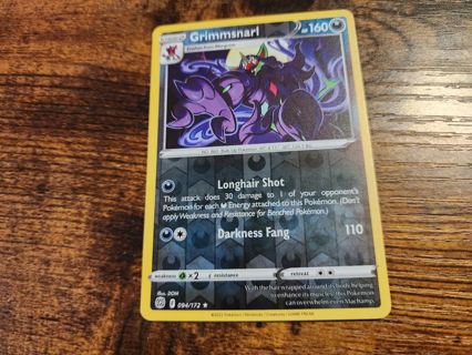 Pokemon Grimmsnarl reverse holo rare 094/172