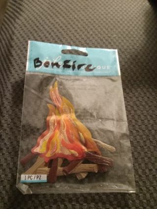 Scrapbook Bonfire sticker (3D)