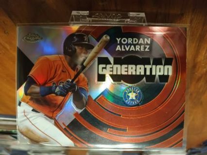 TOPPS CHROME YORDAN ALVAREZ INSERT!!