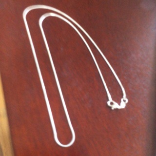 BN 925 Marked     SILVER CHAIN.  24” long.    #03