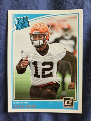 2018 Donruss Rated Rookie Denzel Ward