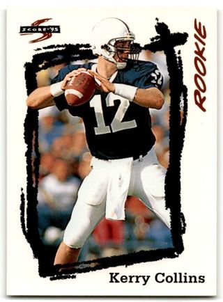 1995 SCORE KERRY COLLINS ROOKIE CARD