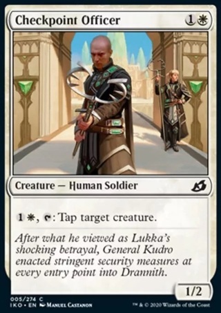 MTG Magic the Gathering Checkpoint Officer (5/403) Ikoria Lair of Behemoths