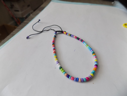 Bracelet E beads multi color