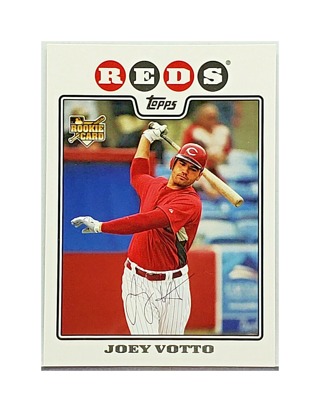 JOEY VOTTO ROOKIE "FLAGSHIP" 2008 TOPPS #319, CINCINNATI REDS, MVP!