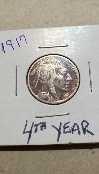 1917-P BUFFALO NICKEL ***( 4TH YEAR OF THE BUFFALO NICKEL )*** HIGH BIDDER WINS