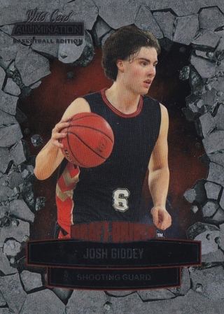 ROOKIE Josh Giddey Wild Card Alumination FOIL Thunder