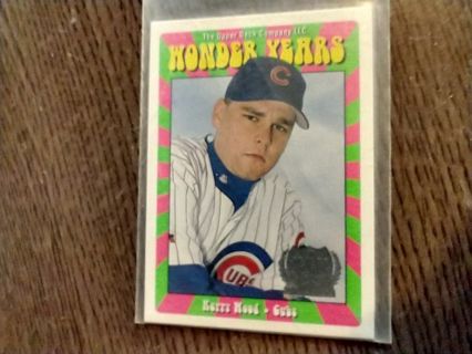 Kerry Wood Cubs Insert Wonder Years