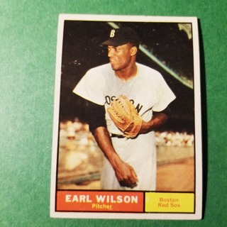 1961 - TOPPS EXMT - NRMT BASEBALL - CARD NO. 69 - EARL WILSON - RED SOX