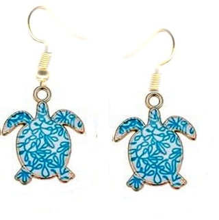 GP ENAMEL TURTLE EARRINGS STYLE 51 LOT 4 (PLEASE READ DESCRIPTION) 