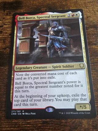 Magic the gathering mtg Bell Borca Spectral Sergeant rare card Commander Legends