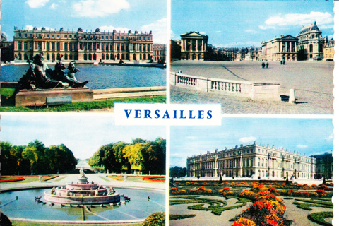 Vintage Postcard Versailles, France 