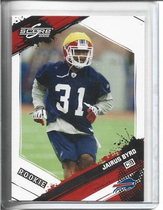 2009 Score Jairus Byrd Rookie NFL Football Card 