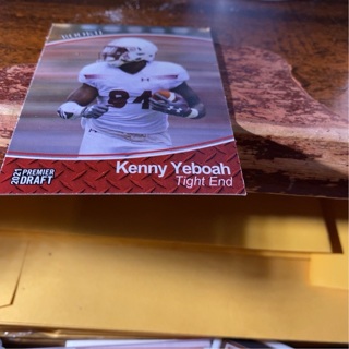 2021 sage premier draft Kenny yeboah rookie football card 