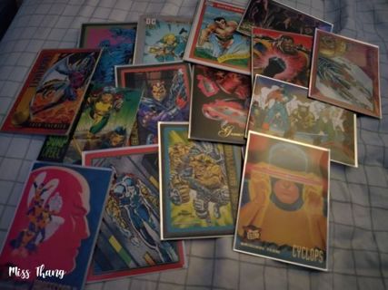 Comic book trading cards