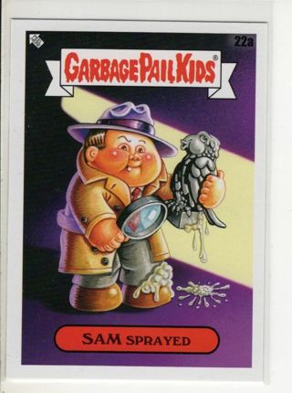 2022 Topps Garbage Pail Kids Bookworms Sam Sprayed GPK #22A