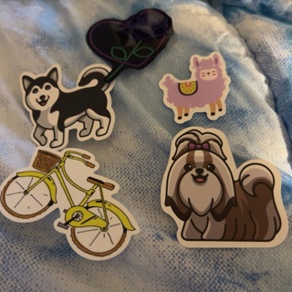 5 cute stickers 