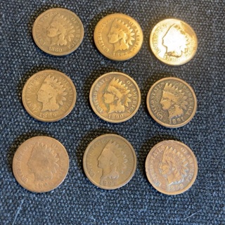 Choose 2 Indian Pennies 1800’S – 125+ Years Old