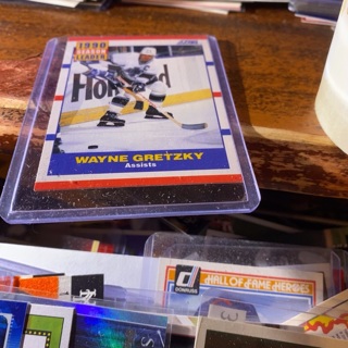 1990 score season ldr Wayne Gretzky hockey card 