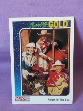 Country Gold Star Music Trading Card Riders In The Sky # 93