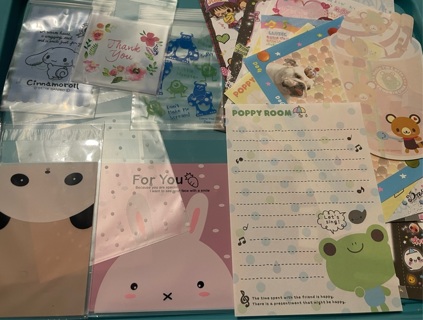 Kawaii envelopes & memo sheets