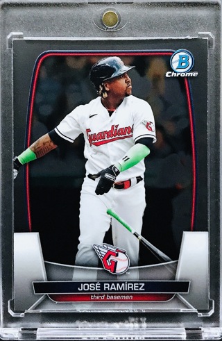 Jose Ramirez - 2023 Bowman Chrome #100 - Cleveland Guardians [AA122]