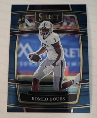 2022 Select Draft Picks Romeo Doubs rookie card Green Bay Packers