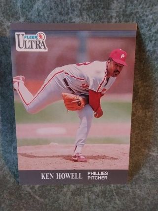 Baseball Trading Card Ken Howell