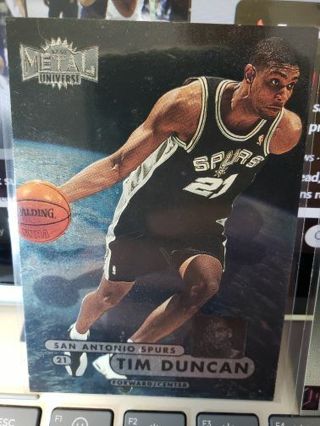 1997-98 Metal Championship Tim Duncan Foil Rookie card