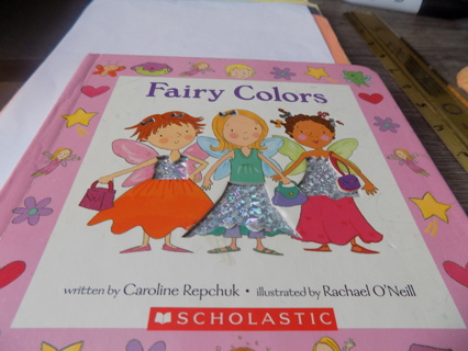 Fairy Colors a child's boopk hardcover colors are glittery