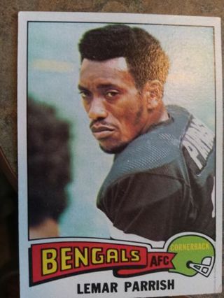 1975 TOPPS LEMAR PARRISH CINCINNATI BENGALS FOOTBALL CARD# 280