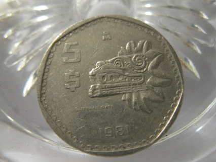 (FC-235) 1981 Mexico: 5 Pesos