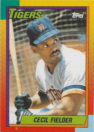 1990 Topps Traded #31T Cecil Fielder Detroit Tigers