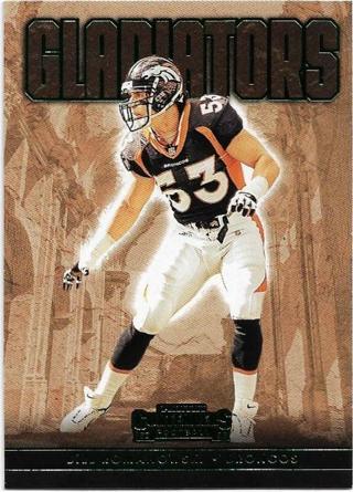 2022 CONTENDERS BILL ROMANOWSKI GLADIATORS GREEN PARALLEL INSERT CARD