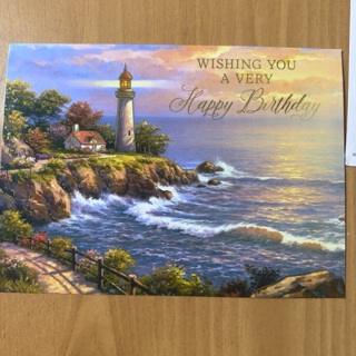 Lighthouse Birthday Card 