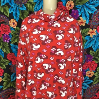 DISNEYLAND RESORT MINNIE MOUSE ADULT THROW FRONT COVER WEARABLE BLANKET SNUGGLE FREE SHIPPING