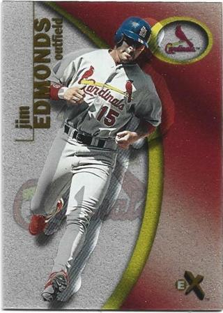 2001 FLEER EX JIM EDMONDS CARD