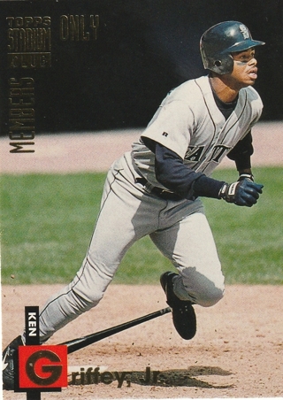Ken Griffey Jr. Members Only 50 Baseball Card 1994 Stadium Club NrMINT Condition