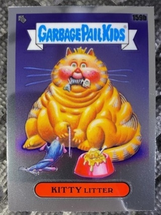 2021 Garbage Pail Kids CHROME Kitty Litter #159b Series 4