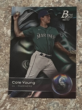 2023 Bowman Platinum Baseball - Top Prospects Rookie Cole Young - TOP-15