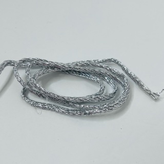 Silver Braided Metallic Cording  