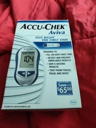 New in package ACCU-CHEK Aviva Diabetes Monitoring Kit