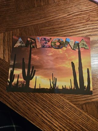 Unused Arizona post card