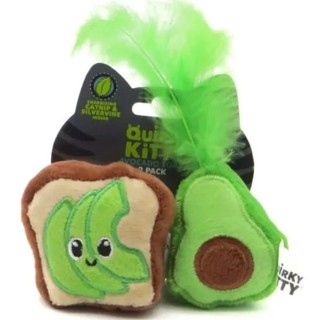 NEW Cat Toy Quirky Kitty Avocado Toast Toy