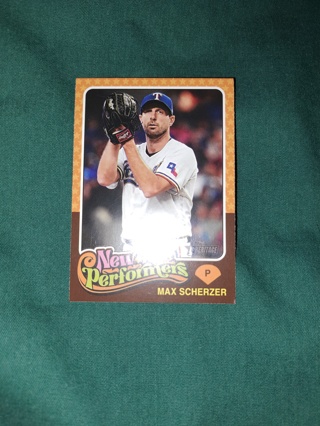 2024 Topps Heritage Max Scherzer New Age Performers 