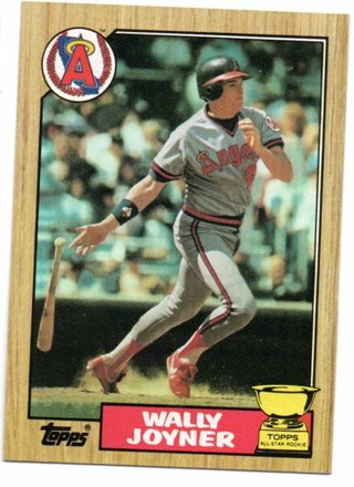 1987 Topps Wally Joyner Rookie #80