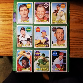 9 - LOT - MIXED  TOPPS BASEBALL CARD LOW GRADE FILLERS